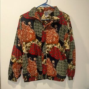 Vintage Multicolor Patterned Jacket